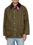 BARBOUR X Paul Smith Beaufort Windowpane Chequered Wool Jacket