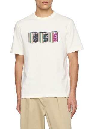 Main View - Click To Enlarge - BARBOUR - x Paul Smith Tinned T-shirt