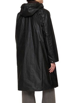 Back View - Click To Enlarge - BARBOUR - x A.P.C. Sugarplump Bedale Long Wax Jacket