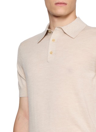  - ARCH4 - Mr Ascot Cashmere Knit Polo Shirt
