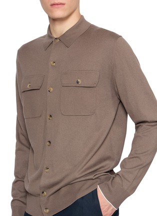  - ARCH4 - Buttoned Flap Pocket Knit Shirt