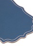 Detail View - Click To Enlarge - PLUMERIA HOME - Scalloped Frames Placemat — Blue/Pink