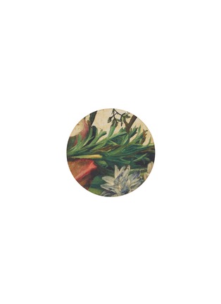 Main View - Click To Enlarge - PLUMERIA HOME - Fiori Fiamminghi Round Coaster 