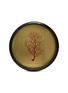 Detail View - Click To Enlarge - PLUMERIA HOME - Coral Motif Polished Brass Tray