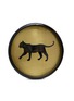Detail View - Click To Enlarge - PLUMERIA HOME - Panther Motif Polished Brass Tray