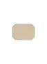Main View - Click To Enlarge - PLUMERIA HOME - Striped Horizontal Coaster — Green