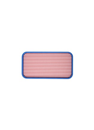 Detail View - Click To Enlarge - PLUMERIA HOME - Small Striped Fabric Tray