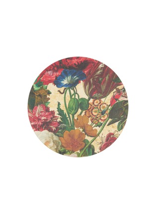 Main View - Click To Enlarge - PLUMERIA HOME - Fiori Fiamminghi Floral Round Placemat