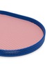 Detail View - Click To Enlarge - PLUMERIA HOME - Striped Oval Tray — Red