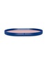 PLUMERIA HOME Striped Oval Tray — Red