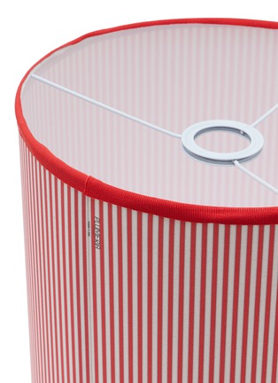 Detail View - Click To Enlarge - PLUMERIA HOME - Vertical Striped Lampshade — Red