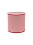 PLUMERIA HOME Vertical Striped Lampshade — Red