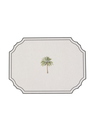 Main View - Click To Enlarge - PLUMERIA HOME - Cornici Animate Placemat — Palm