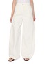 Main View - Click To Enlarge - BRUNELLO CUCINELLI - Wide Leg Light Wash Jeans
