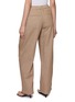 Back View - Click To Enlarge - BRUNELLO CUCINELLI - Double Pleat Elasticated Light Wash Denim Tapered Pants