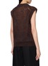 Back View - Click To Enlarge - BRUNELLO CUCINELLI - V-Neck Monili Trim Gauze Knit Vest