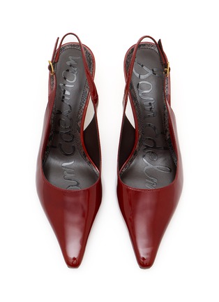 Detail View - Click To Enlarge - SAM EDELMAN - Bianka 60 Patent Leather Slingback Pumps