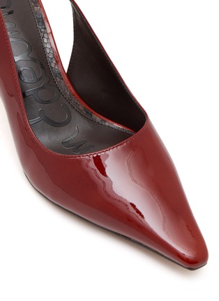 Detail View - Click To Enlarge - SAM EDELMAN - Bianka 60 Patent Leather Slingback Pumps