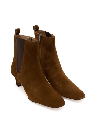Detail View - Click To Enlarge - SAM EDELMAN - Peony 50 Suede Leather Ankle Boots