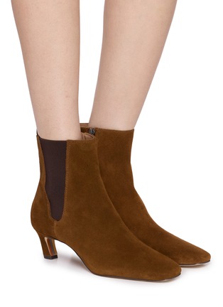 Figure View - Click To Enlarge - SAM EDELMAN - Peony 50 Suede Leather Ankle Boots
