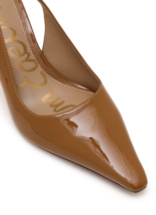 Detail View - Click To Enlarge - SAM EDELMAN - Bianka 60 Patent Leather Slingback Pumps