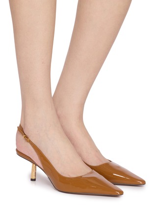 Figure View - Click To Enlarge - SAM EDELMAN - Bianka 60 Patent Leather Slingback Pumps