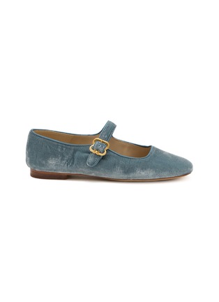 Main View - Click To Enlarge - SAM EDELMAN - Michaela Silk Velvet Mary Jane Flats