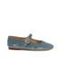 SAM EDELMAN Michaela Silk Velvet Mary Jane Flats