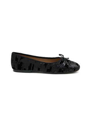 Main View - Click To Enlarge - SAM EDELMAN - Alie Sequin Velvet Ballet Flats