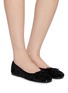 Figure View - Click To Enlarge - SAM EDELMAN - Alie Sequin Velvet Ballet Flats