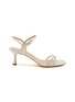 SAM EDELMAN Presley 60 Embellished Satin Kitten Heel Sandals