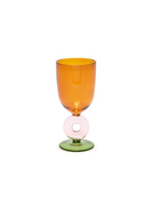 Main View - Click To Enlarge - CHEHOMA - Pink Loop Wine Glass