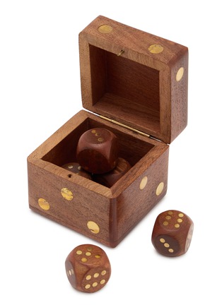 Detail View - Click To Enlarge - CHEHOMA - Dice Box With 5 Dice