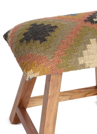 Detail View - Click To Enlarge - CHEHOMA - Kilim Stool — Winter