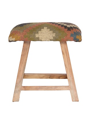 Main View - Click To Enlarge - CHEHOMA - Kilim Stool — Winter