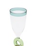 Detail View - Click To Enlarge - CHEHOMA - Green Loop Wine Glass