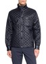 MONCLER Cleorine Diamond Quilted Shiny Shirt Jacket