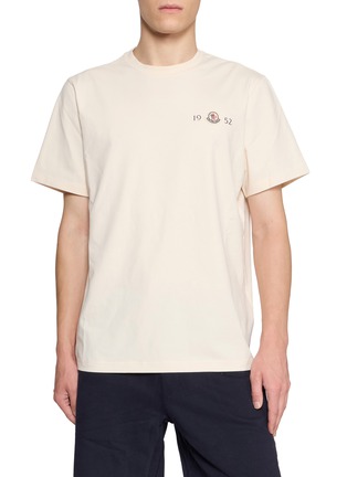 Main View - Click To Enlarge - MONCLER - 1952 Badge Logo Cotton T-Shirt