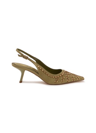 Main View - Click To Enlarge - SAM EDELMAN - Bianka 60 Satin Slingback Pumps