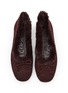 Detail View - Click To Enlarge - SAM EDELMAN - Alie Cozy Suede Shearling Ballerinas Flats