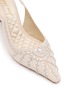 Detail View - Click To Enlarge - SAM EDELMAN - Bianka 60 Moire Leather Slingback Pumps