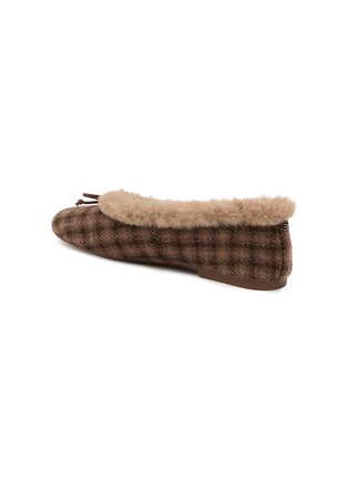  - SAM EDELMAN - Alie Cozy Suede Shearling Ballerinas Flats