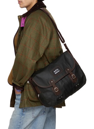 Figure View - Click To Enlarge - BARBOUR - x A.P.C. Wax Tarras Bag
