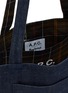 Detail View - Click To Enlarge - BARBOUR - x A.P.C. Denim Weekender Holdall Bag