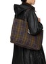 Front View - Click To Enlarge - BARBOUR - x A.P.C. Denim Weekender Holdall Bag
