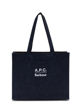 Main View - Click To Enlarge - BARBOUR - x A.P.C. Denim Weekender Holdall Bag