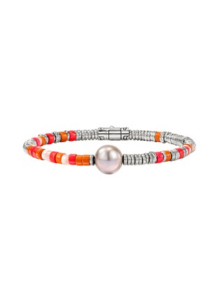 Main View - Click To Enlarge - JOHN HARDY - Heishi Sterling Silver Mother of Pearl Enamel Pearl Bracelet — Size US