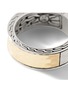 Detail View - Click To Enlarge - JOHN HARDY - Carved Chain Palu 18K Bonded Gold Sterling Silver Band Ring — Size 7
