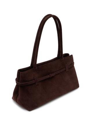 Detail View - Click To Enlarge - MANU ATELIER - Le Cambon East West Suede Bag
