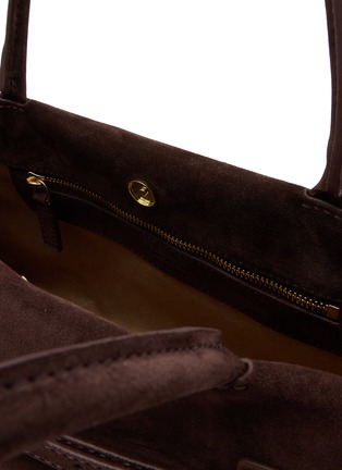 Detail View - Click To Enlarge - MANU ATELIER - Le Cambon East West Suede Bag